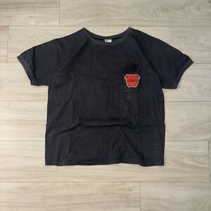 Vintage 90s Red Dog Beer Shirt Mens XL Black USA Single Stitch Faded Big Logo